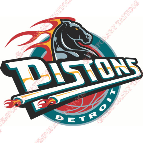 Detroit Pistons Customize Temporary Tattoos Stickers NO.997